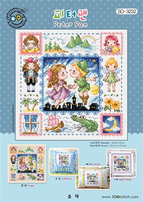 SO-3232 Peter Pan Cross Stitch Chart