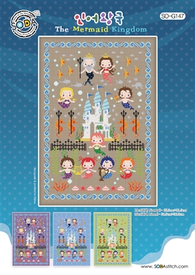 SO-G147 The Mermaid Kingdom Cross Stitch Chart