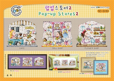 SO-G163 Pop-up Stores 2 Cross Stitch Chart