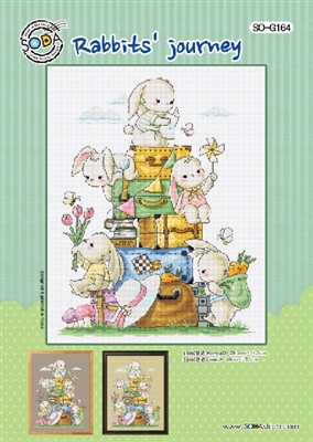 SO-G164 Rabitts' Journey Cross Stitch Chart