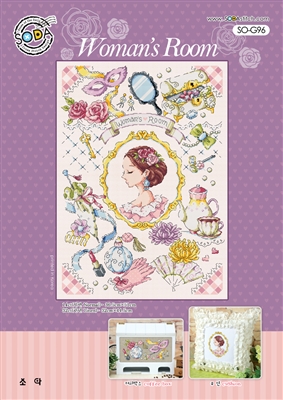 SO-G96 Woman's Room Cross Stitch Chart